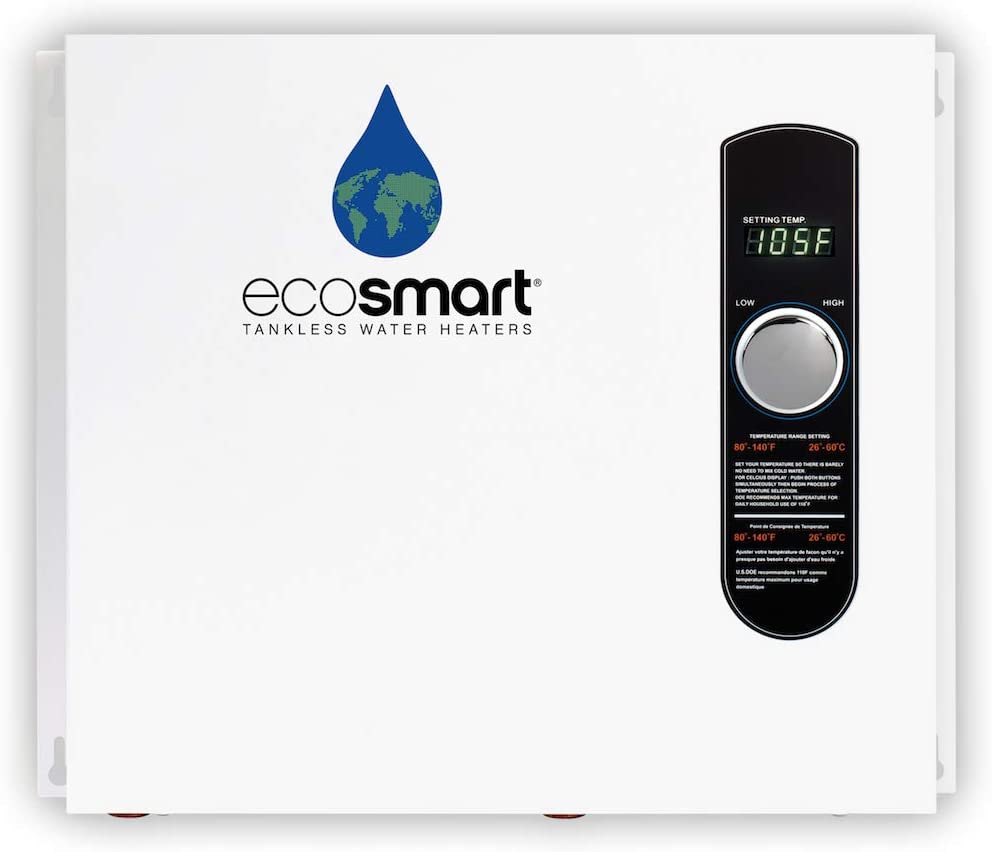 Ecosmart ECO 36 36kw 240V Electric Tankless Water Heater For Large Family